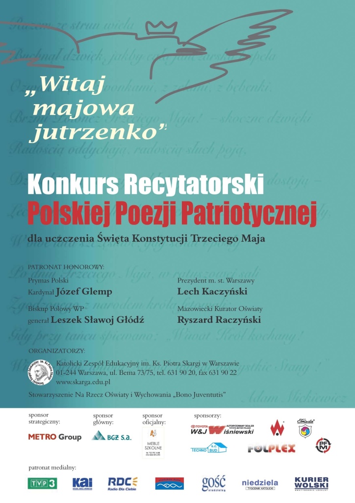 Konkurs Recytatorski Polskiej Poezji Patriotycznej - I edycja